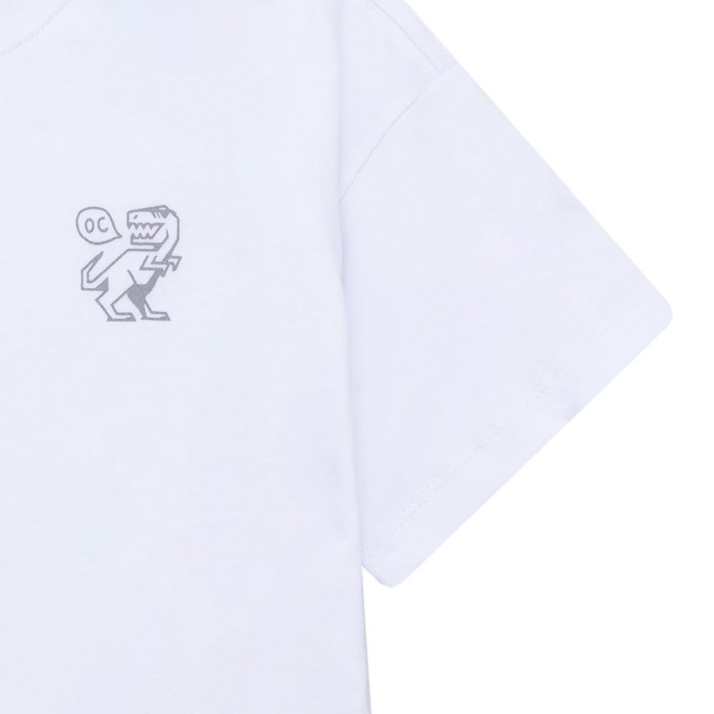 POLERA MANGA CORTA ALGODÓN NIÑO OFFCORSS BLANCA PARA - 4
