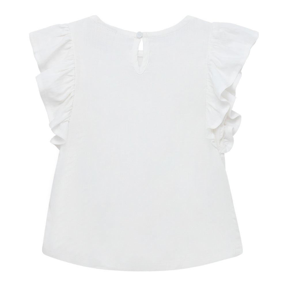 POLERA MANGA CORTA ALGODÓN NIÑA OFFCORSS CON BOLEROS PARA BEBÉ - 2