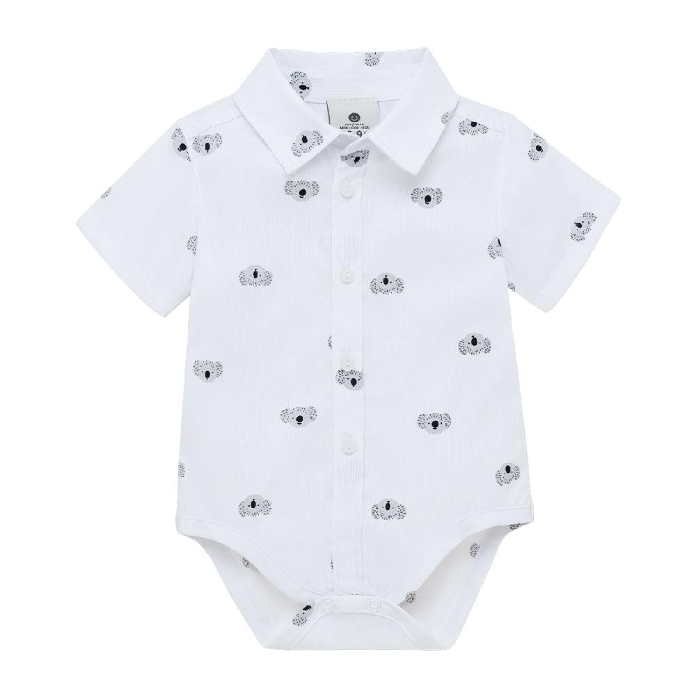 BODY DE CAMISA MANGA CORTA PARA RECIÉN NACIDO NIÑO - 1