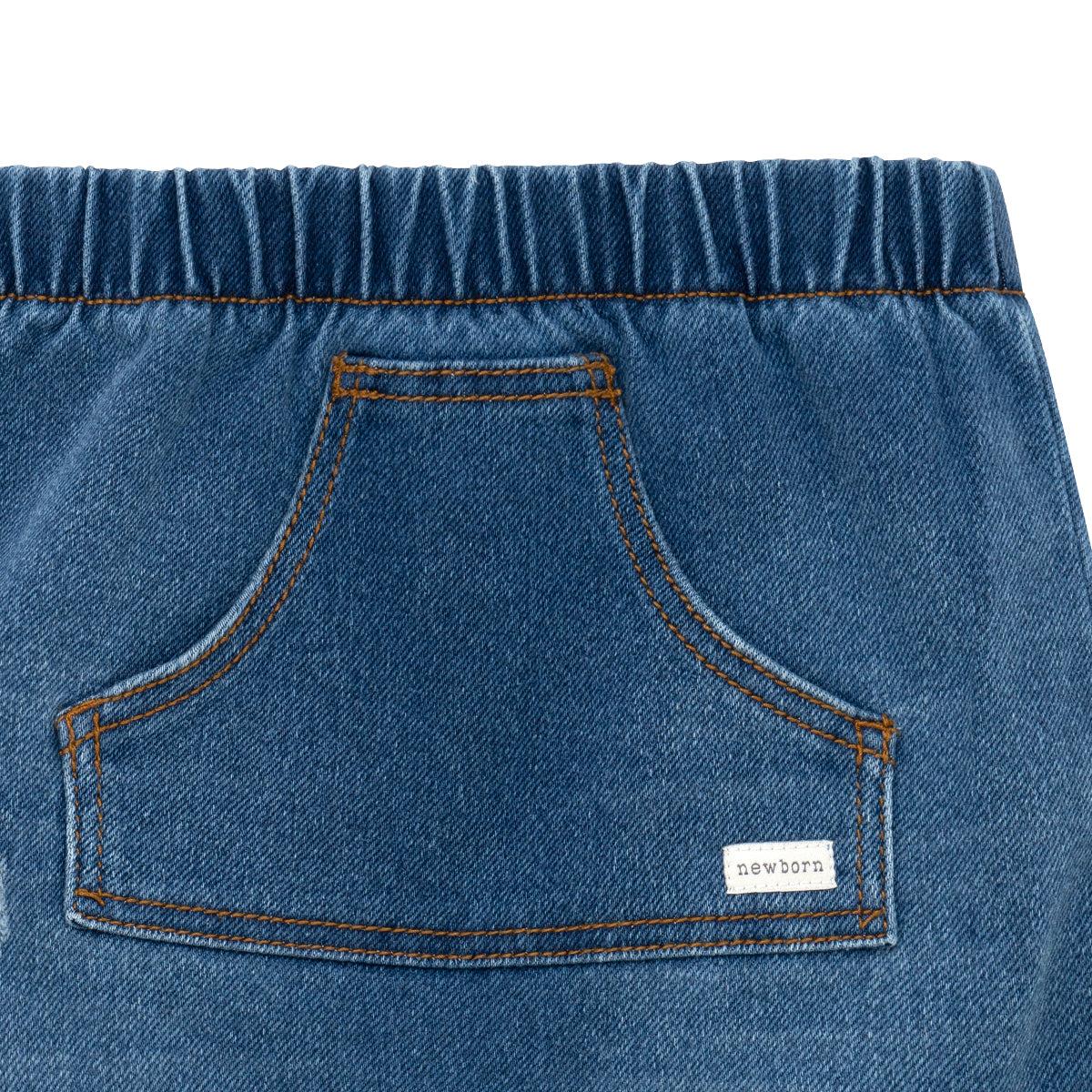 BERMUDA ALGODÓN NIÑO OFFCORSS DENIM EN RECIÉN NACIDO - 3