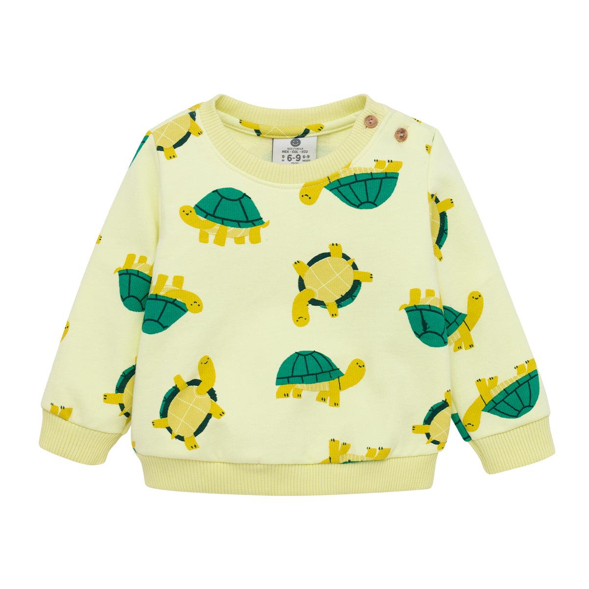 CONJUNTO ALGODON NIÑO OFFCORSS VERDE BUZO BODY MANGA CORTA RECIEN NACIDO - 3
