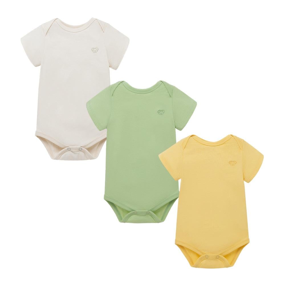 BODY MANGA CORTA ALGODÓN UNISEX OFFCORSS SET X3 PILUCHO DE RECIÉN NACIDOS - 1