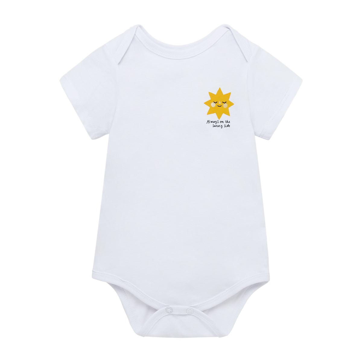 BODY MANGA CORTA ALGODÓN NIÑA OFFCORSS SET X3 PILUCHO DE PARA RECIÉN NACIDA - 4