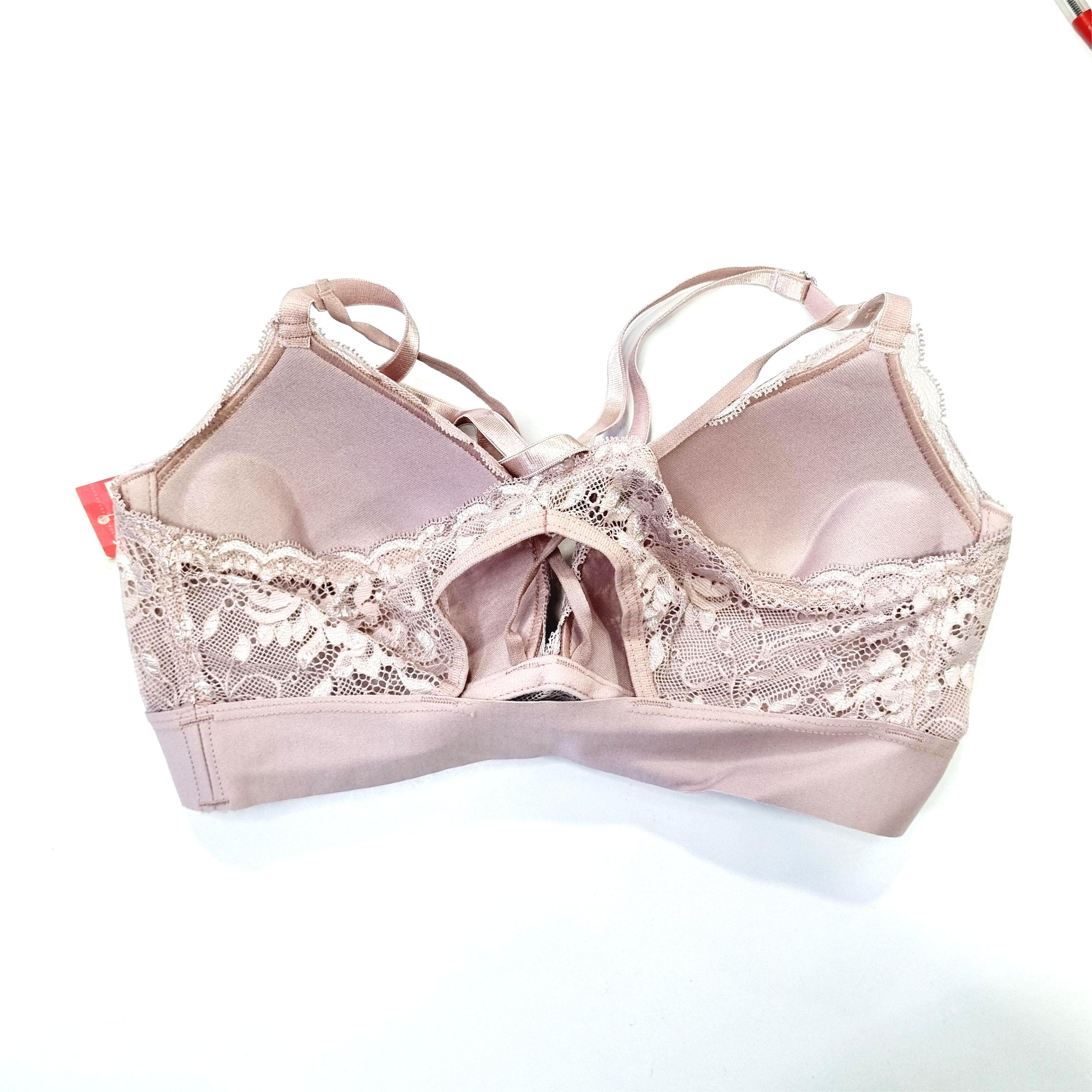 BRALETTE MUJER SÁNDALO 618 MICROFIBRA Y ENCAJE 0-1 NEGRO - 2
