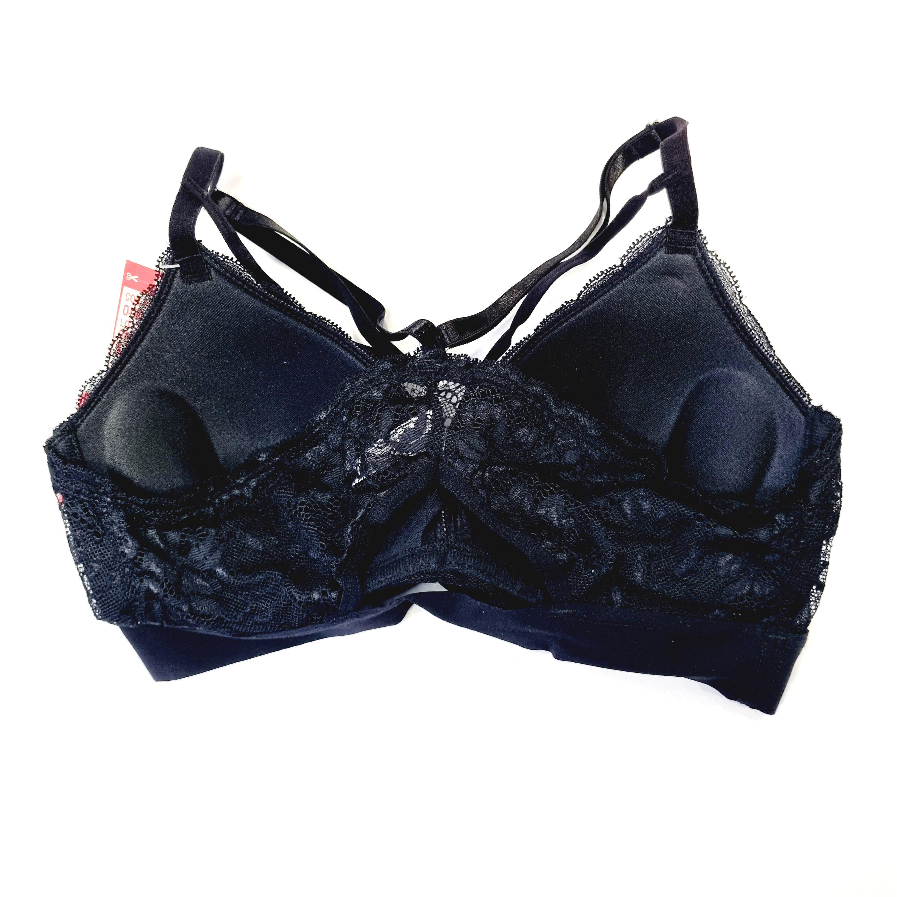BRALETTE MUJER SÁNDALO 618 MICROFIBRA Y ENCAJE 0-1 NEGRO - 2
