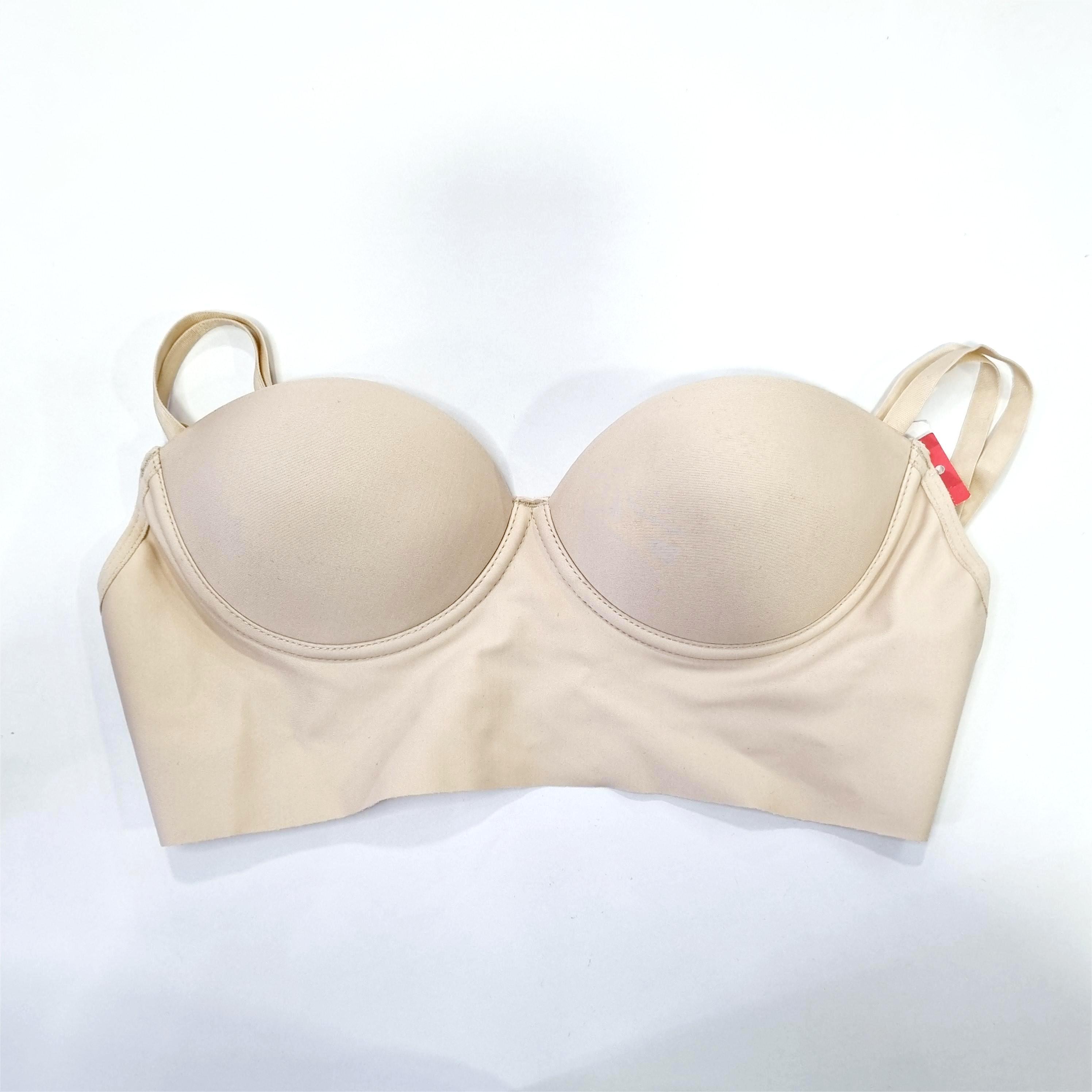 SOSTÉN MUJER SÁNDALO 683 MICROFIBRA ESPALDA STRAPLESS PROFUNDA 0-1 PERLA - 1