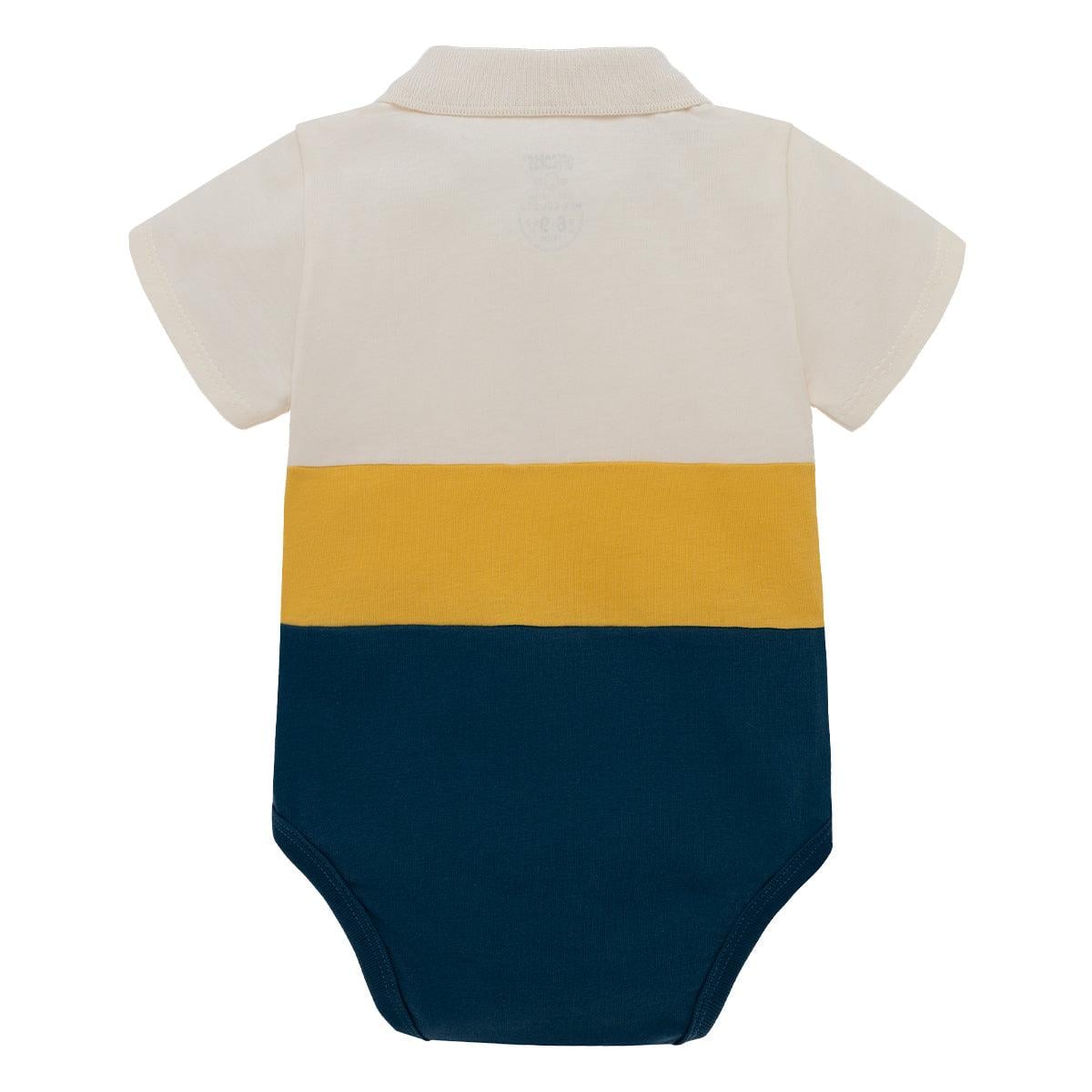 BODY ALGODÓN NIÑO OFFCORSS TIPO POLO PARA RECIÉN NACIDO - 2