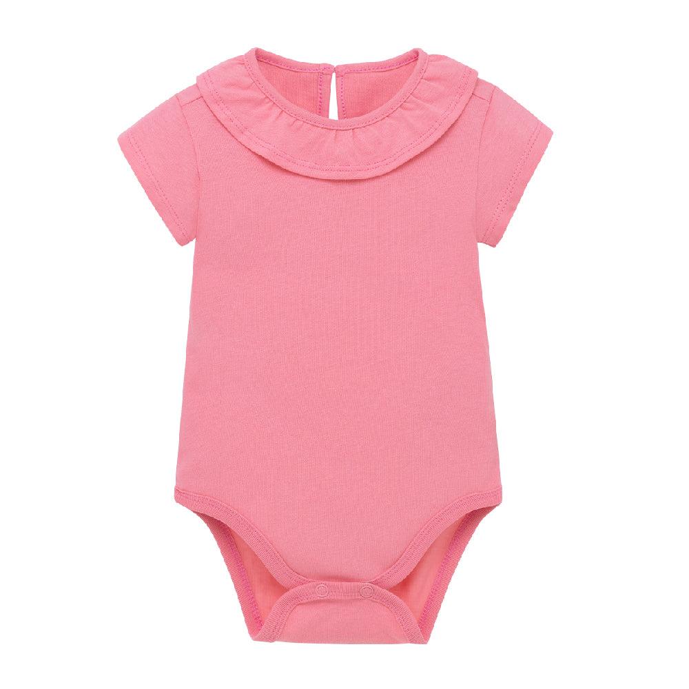 BODY MANGA CORTA ALGODÓN NIÑA OFFCORSS CON BOLERO EN EL CUELLO PARA RECIÉN NACIDA - 1