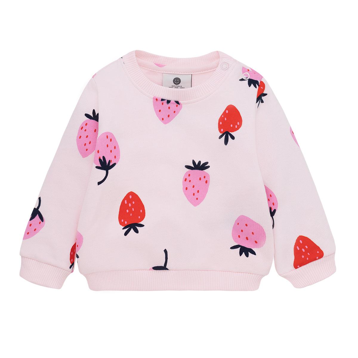 CONJUNTO ALGODON NIÑA OFFCORSS ROSA VESTIDO BUZO CALZON RECIEN NACIDA - 3