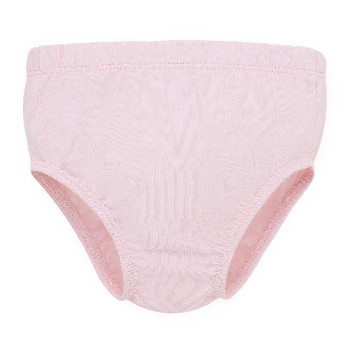 CONJUNTO ALGODON NIÑA OFFCORSS ROSA VESTIDO BUZO CALZON RECIEN NACIDA - 5