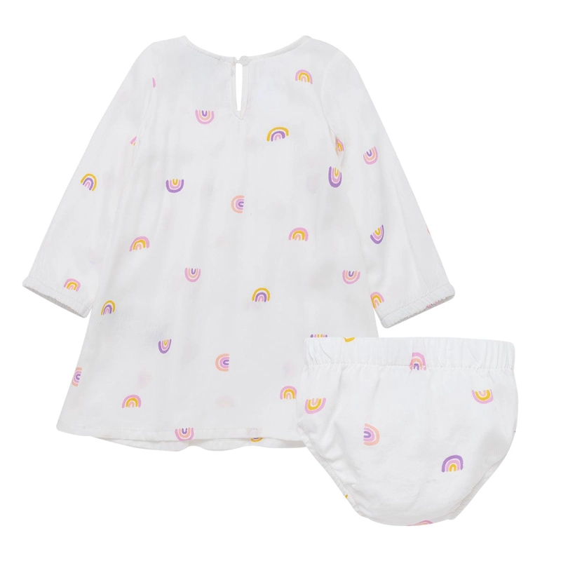 CONJUNTO DE VESTIDO Y CALZÓN PARA RECIÉN NACIDA NIÑA - 2