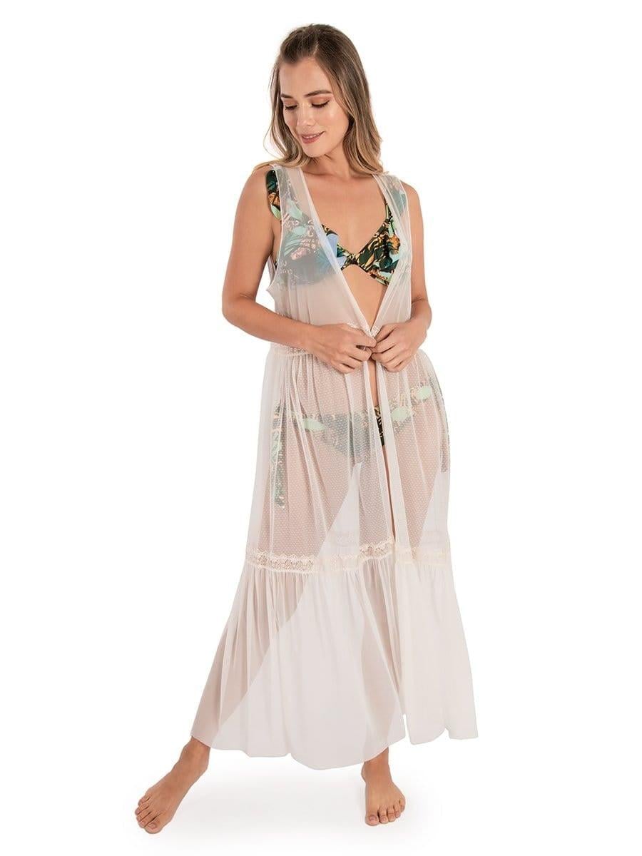 SALIDA DE PLAYA O BAÑO TIPO KIMONO - 2