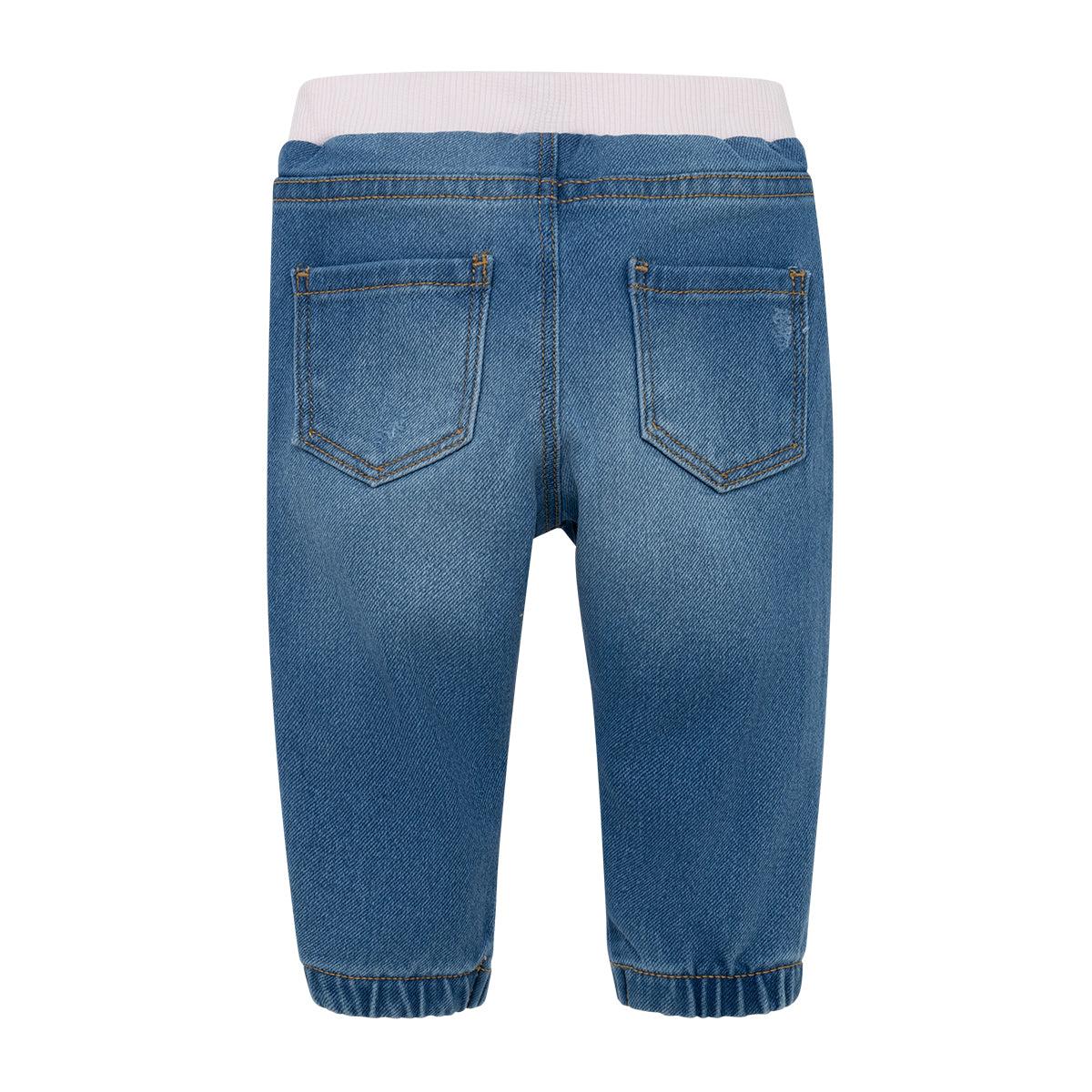 PANTALÓN EN DENIM PARA RECIÉN NACIDA NIÑA - 2