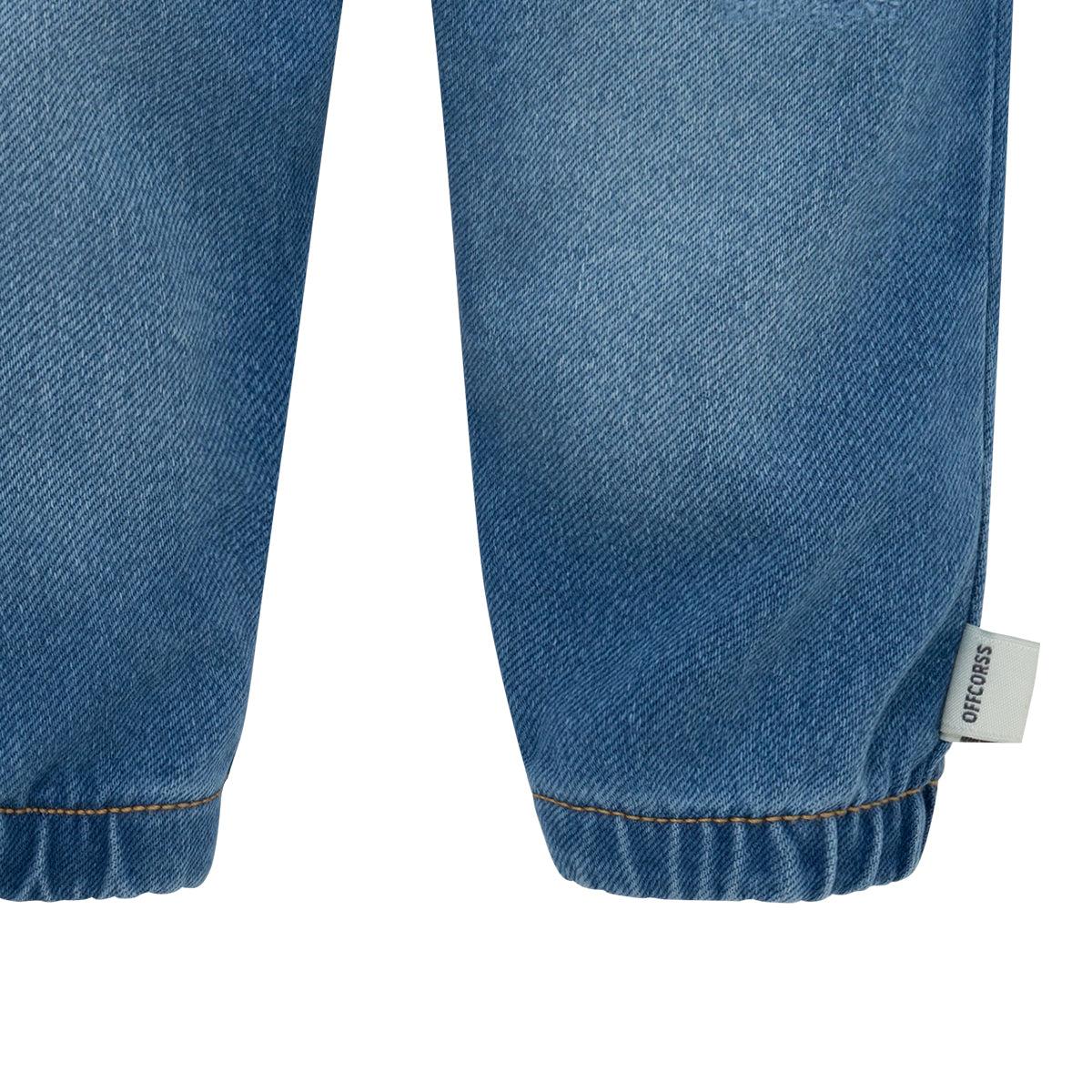 PANTALÓN EN DENIM PARA RECIÉN NACIDA NIÑA - 4