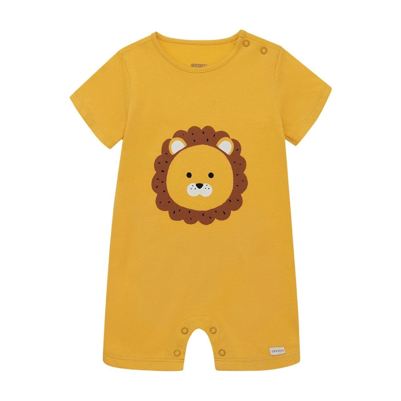 ENTERITO LARGO PARA RECIÉN NACIDOS UNISEX AMARILLO LEÓN - 1