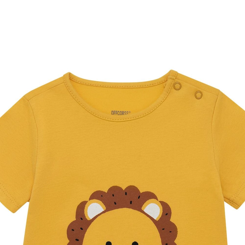 ENTERITO LARGO PARA RECIÉN NACIDOS UNISEX AMARILLO LEÓN - 3
