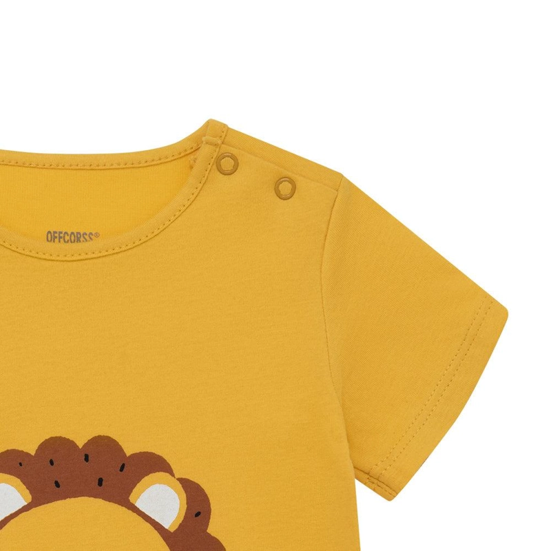 ENTERITO LARGO PARA RECIÉN NACIDOS UNISEX AMARILLO LEÓN - 4