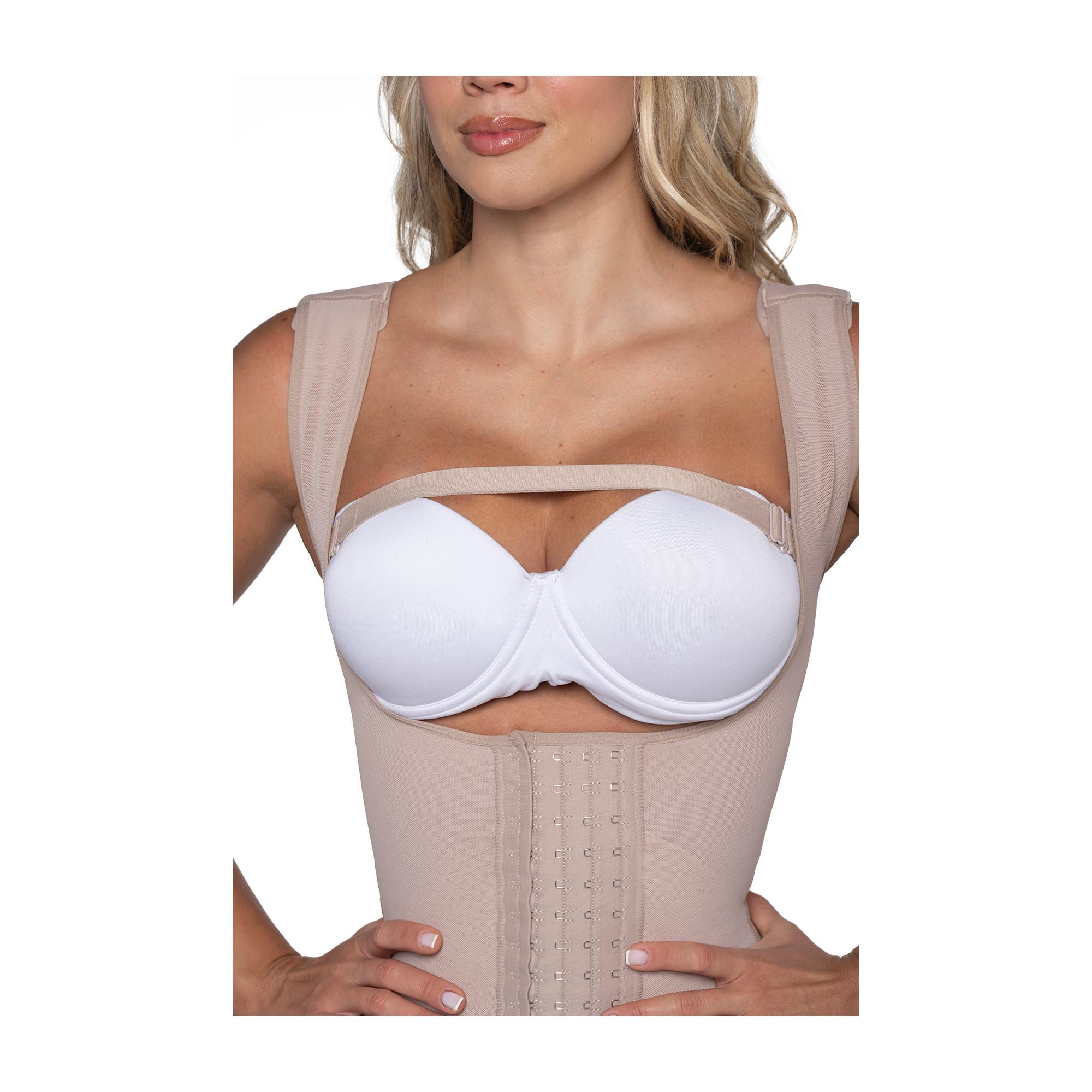 FAJA RELOJ DE ARENA 4 HILERAS BROCHES BRETEL GRUESO PAOPINK - BEIGE - XL - 3
