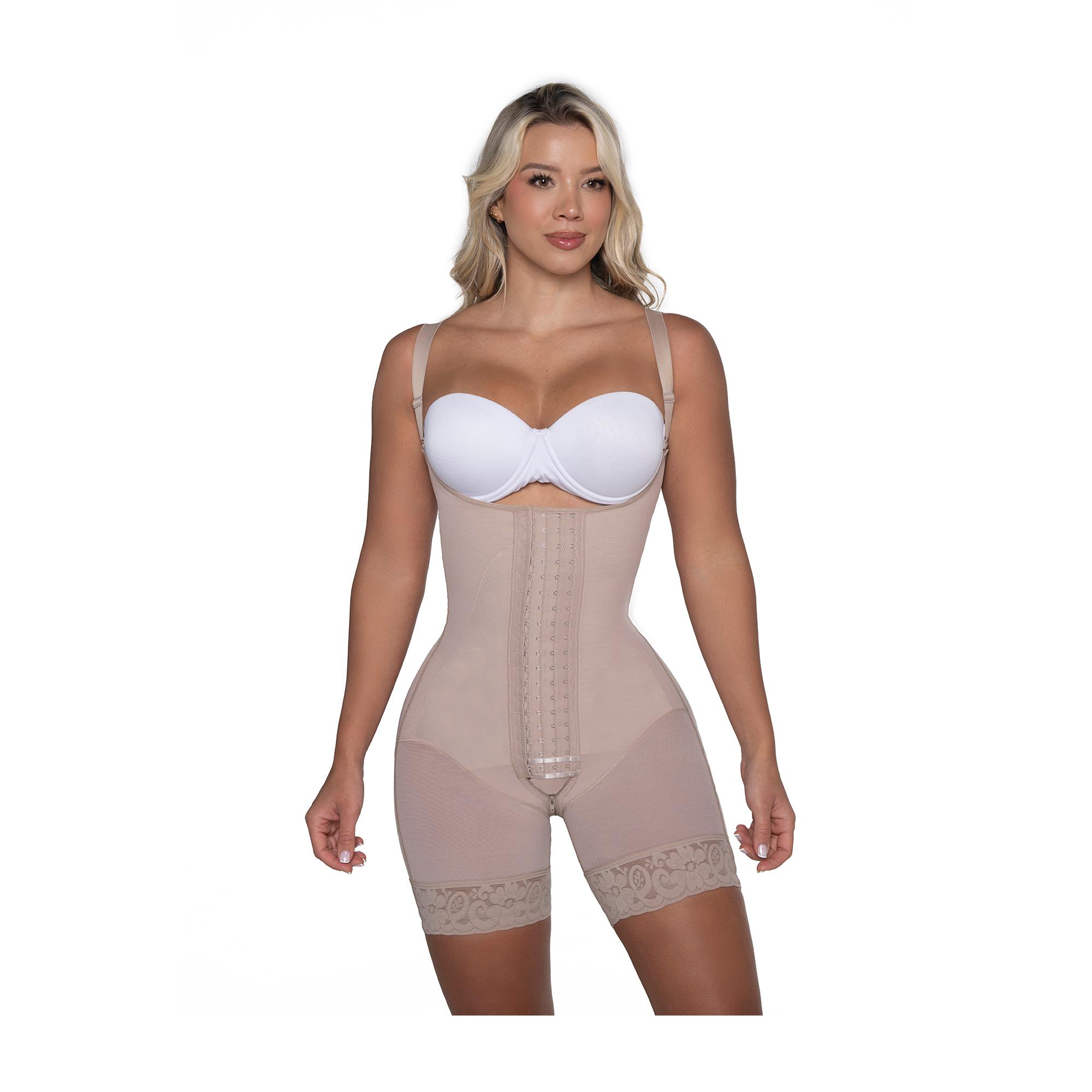 FAJA RELOJ DE ARENA 4 HILERAS BROCHES BRETEL DELGADO PAOPINK - BEIGE - XL - 1