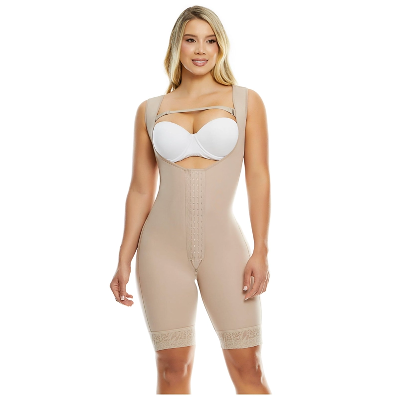 FAJA MEDIA PIERNA PAOPINK COMPRESION BAJA PP092921B - BEIGE - XL - 1