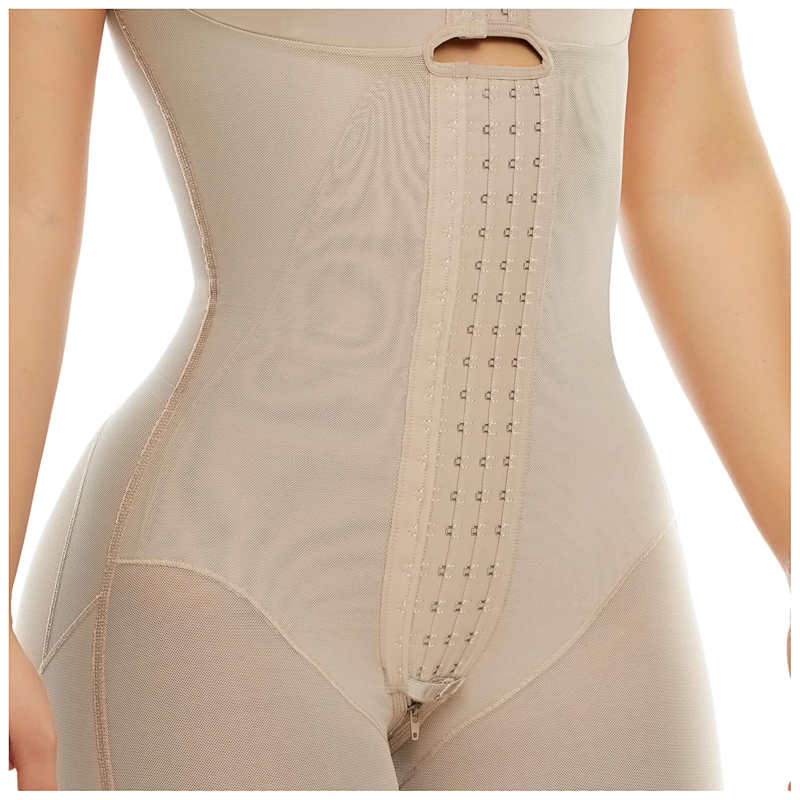 FAJA PAOPINK COMPRESION ALTA 4 HILERAS DE BROCHES Y SOSTE N PP023536 - BEIGE - M - 4