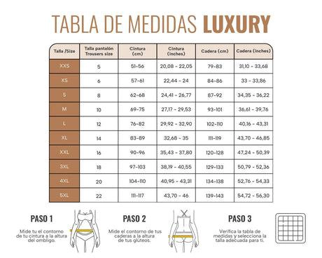 FAJA COLOMBIANA PAOPINK LUXURY 2 HILERAS DE BROCHES - BEIGE - XL - 2