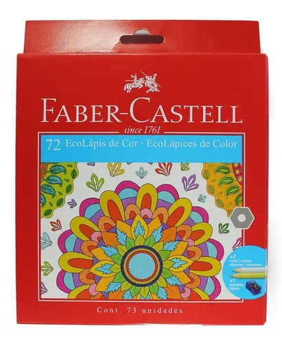 SET 72 ECOLAPICES DE COLOR LARGO FABER-CASTELL - 1