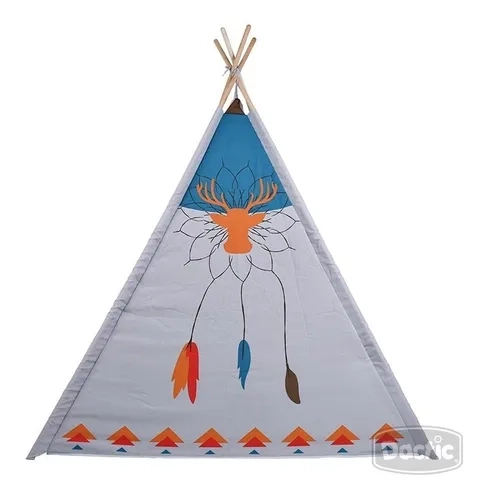 CARPA TIPI CARPA INDIO NIÑO NIÑA EN COLOR BLANCO - 2