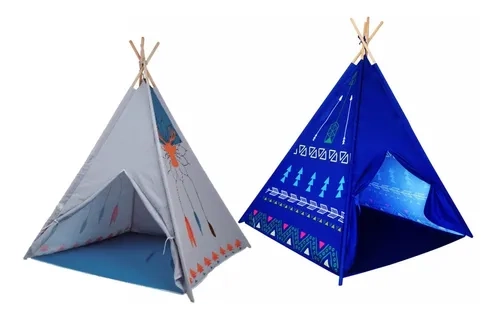 CARPA TIPI CARPA INDIO NIÑO NIÑA EN COLOR BLANCO - 3