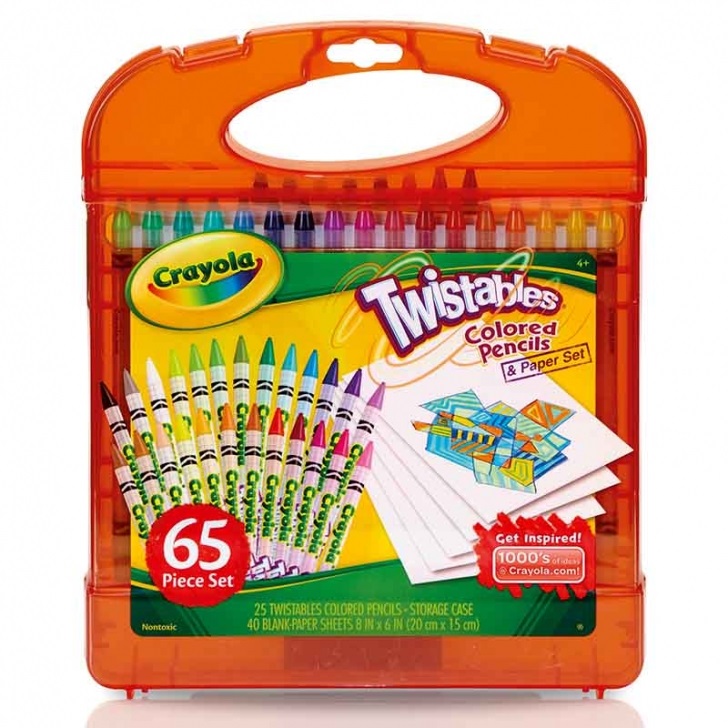 SET CRAYOLA TWISTABLES 65 COLORED PENCIL - 1