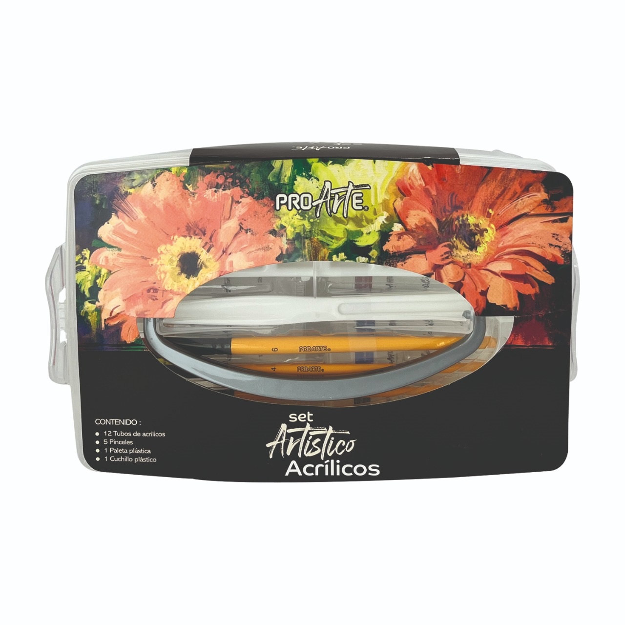 SET MALETIN ARTISTICO ACRILICOS PROARTE - 1