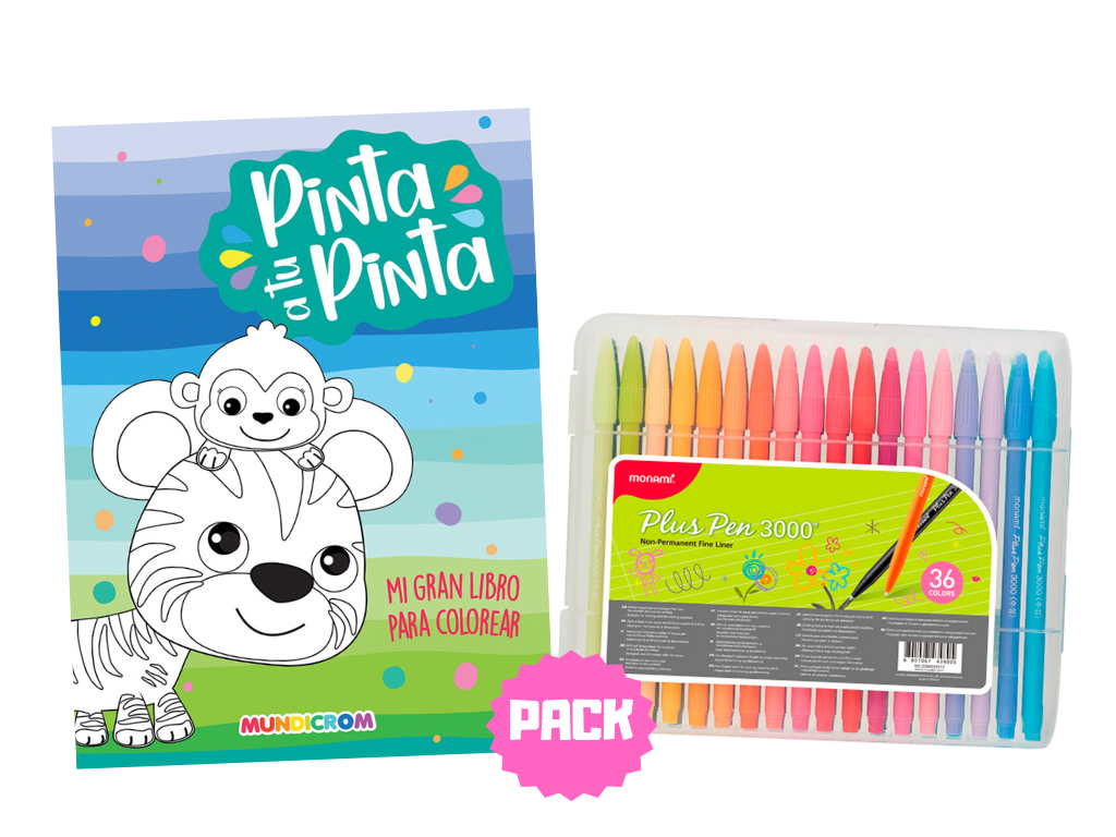PACK 36 LAPICES MONAMI + LIBRO PINTA A TU PINTA - 1