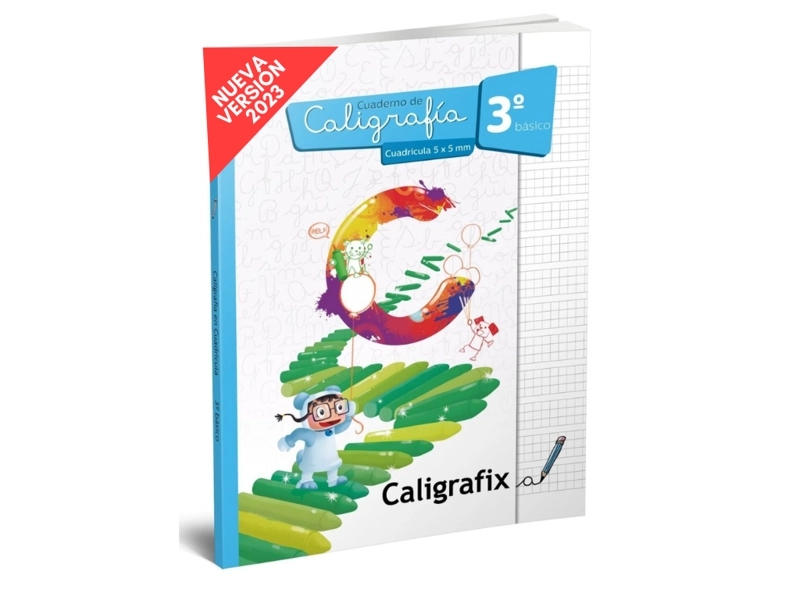 CUADERNO DE CALIGRAFÍA 5X5MM 3° BÁSICO - MUNDICROM - 1