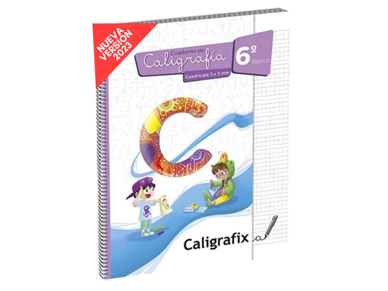 CUADERNO DE CALIGRAFÍA 5X5MM 6° BÁSICO - MUNDICROM - 1