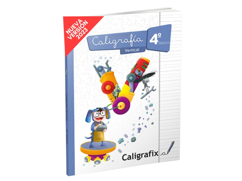 CUADERNO DE CALIGRAFÍA VERTICAL 4° BÁSICO - MUNDICROM - 1