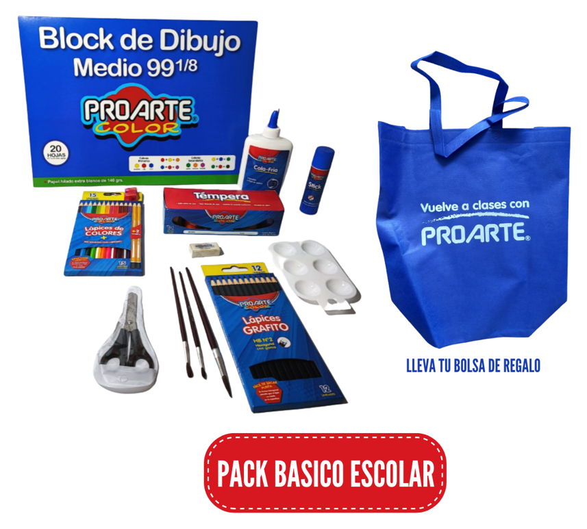 PACK PROARTE BÁSICO ESCOLAR - 1