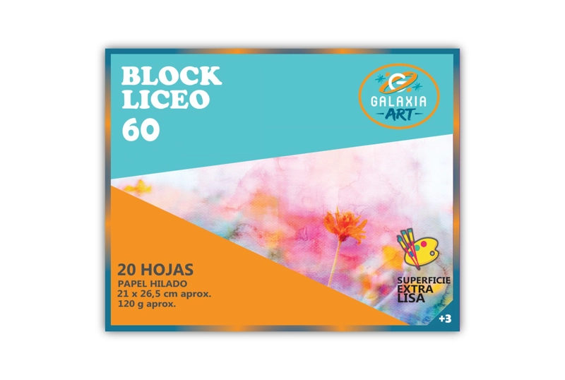 BLOCK DE DIBUJO LICEO 60 GALAXIA ART - 1