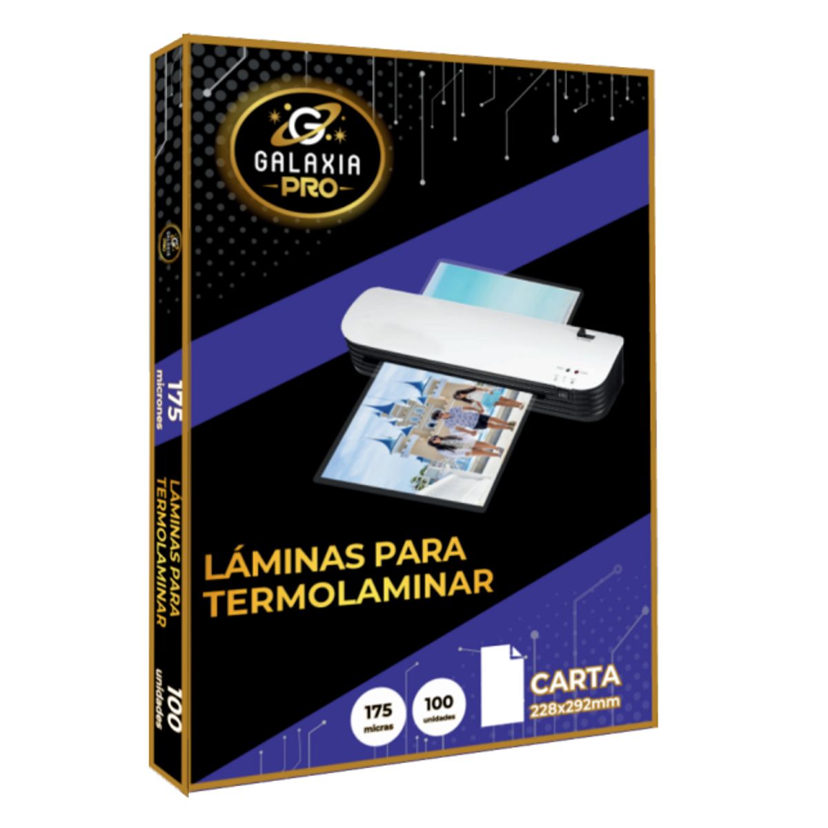 LAMINAS PARA TERMOLAMINAR CARTA 100 HJS 175 MC GALAXIA PRO - 1