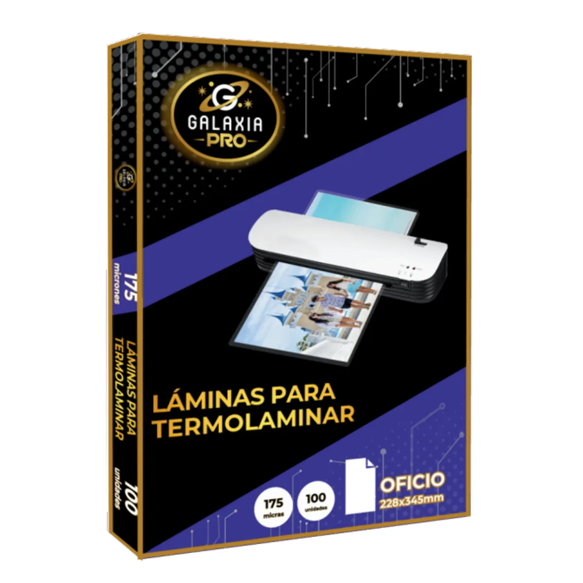 LAMINAS PARA TERMOLAMINAR OFICIO 100 HJS 175 MC GALAXIA PRO - 1
