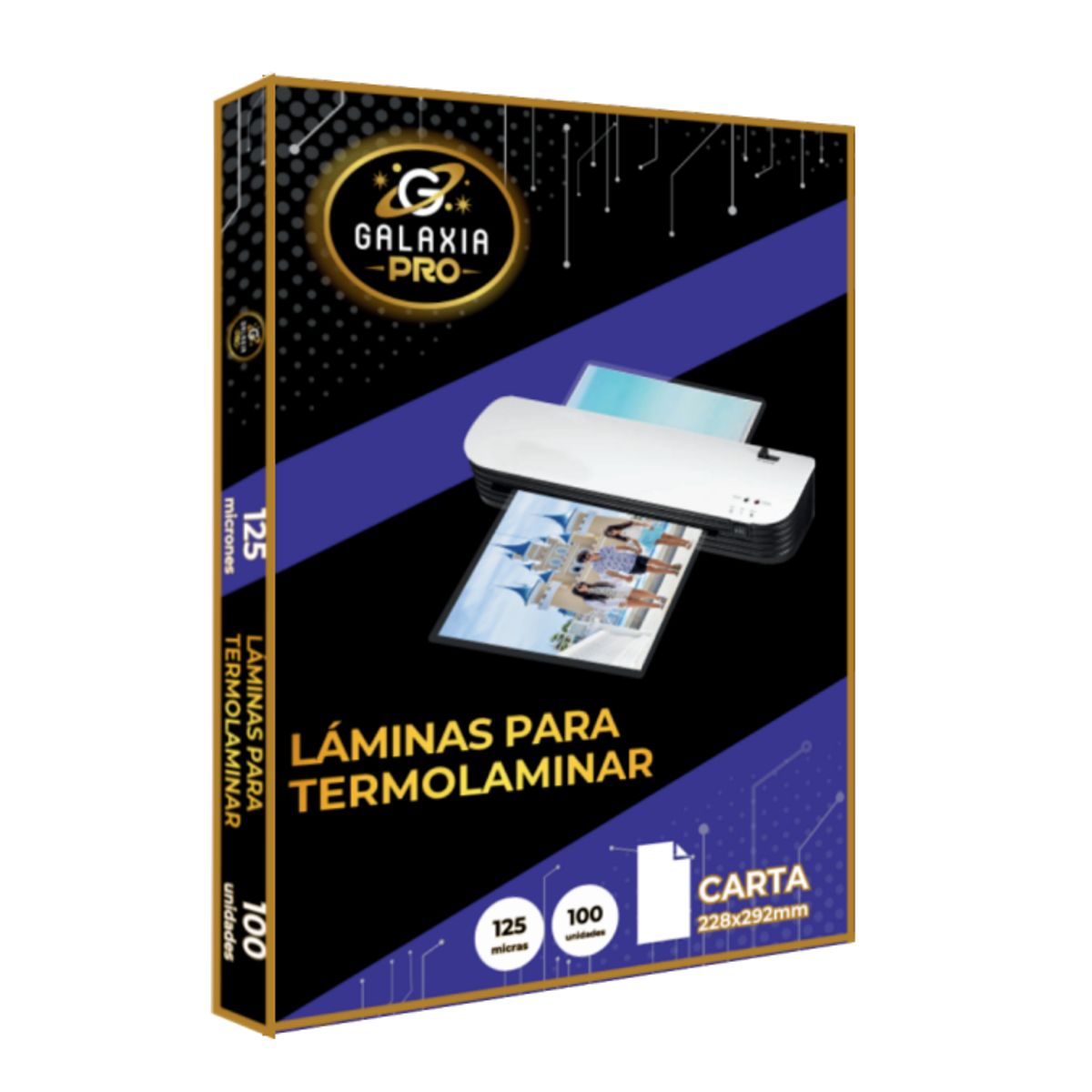 LAMINAS PARA TERMOLAMINAR CARTA 100 HJS 125 MC GALAXIA PRO - 1