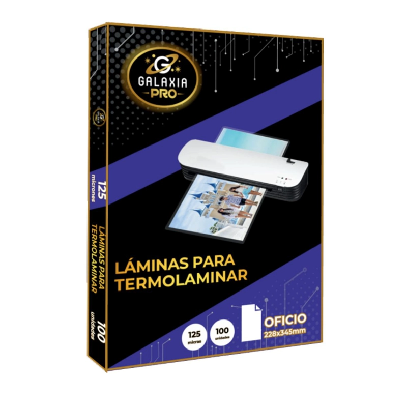 LAMINAS PARA TERMOLAMINAR OFICIO 100 HJS 125 MC GALAXIA PRO - 1