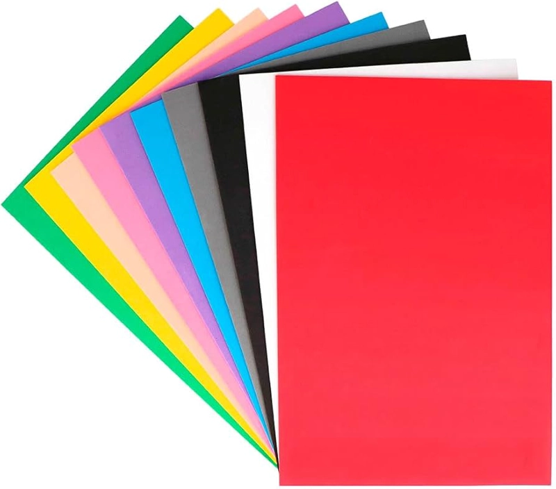 10 PLIEGOS GOMA EVA LISA 2MM 60X40CM COLORES VARIADOS GALAXIA ART - 2