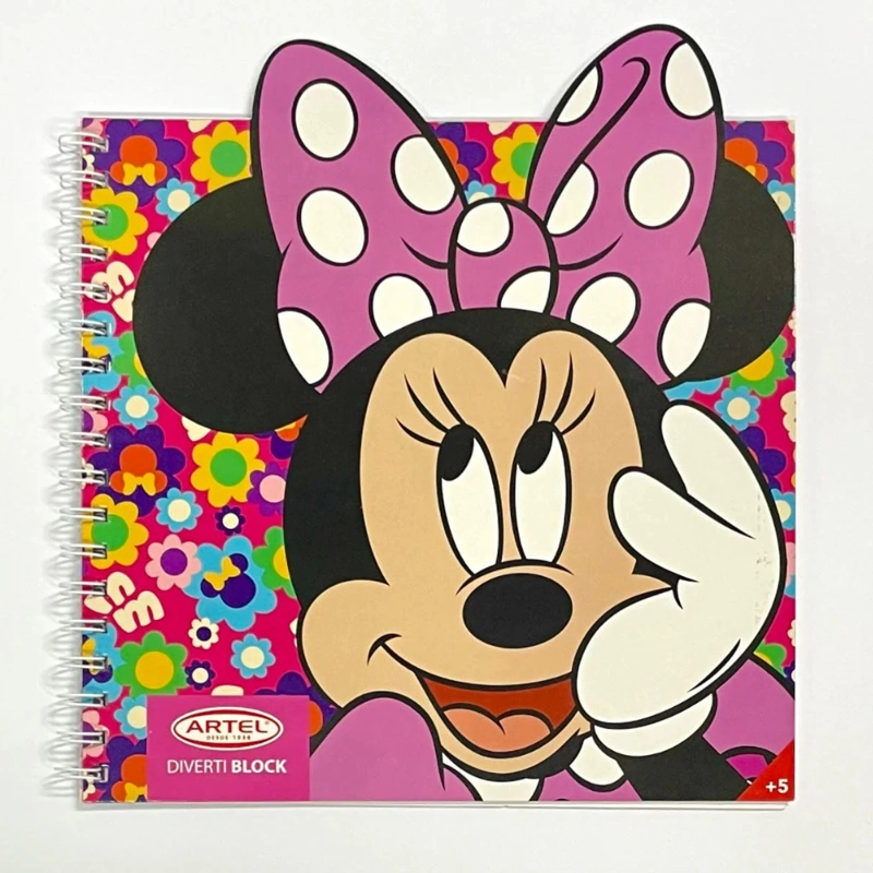 BLOCK PARA COLOREAR DIVERTIBLOCK MINNIE DISNEY ARTEL - 1