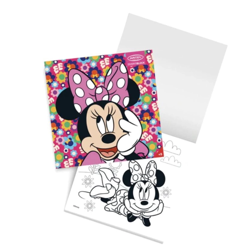 BLOCK PARA COLOREAR DIVERTIBLOCK MINNIE DISNEY ARTEL - 2