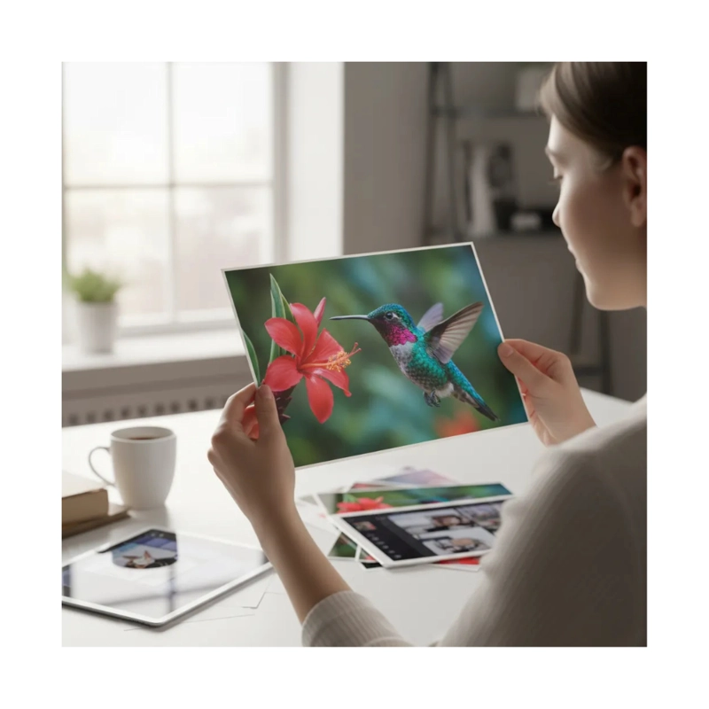 PAPEL FOTOGRAFICO GLOSSY A4 200GRS 100 HOJAS GALAXIA PRO - 3