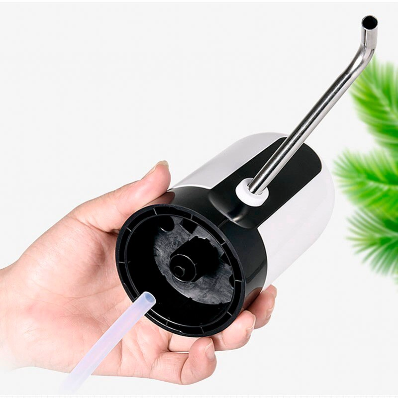 Dispensador De Agua Eléctrico Bomba Para Bidon Recargable Blanco - 3