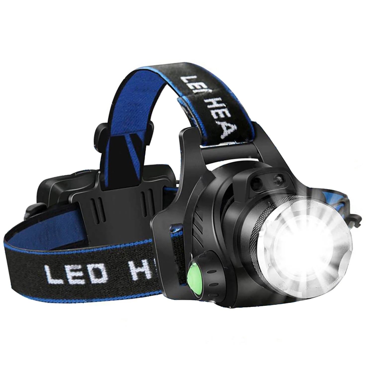 LINTERNA FRONTAL CABEZA LED CINTILLO MINERO CAZA RECARGABLE - 1