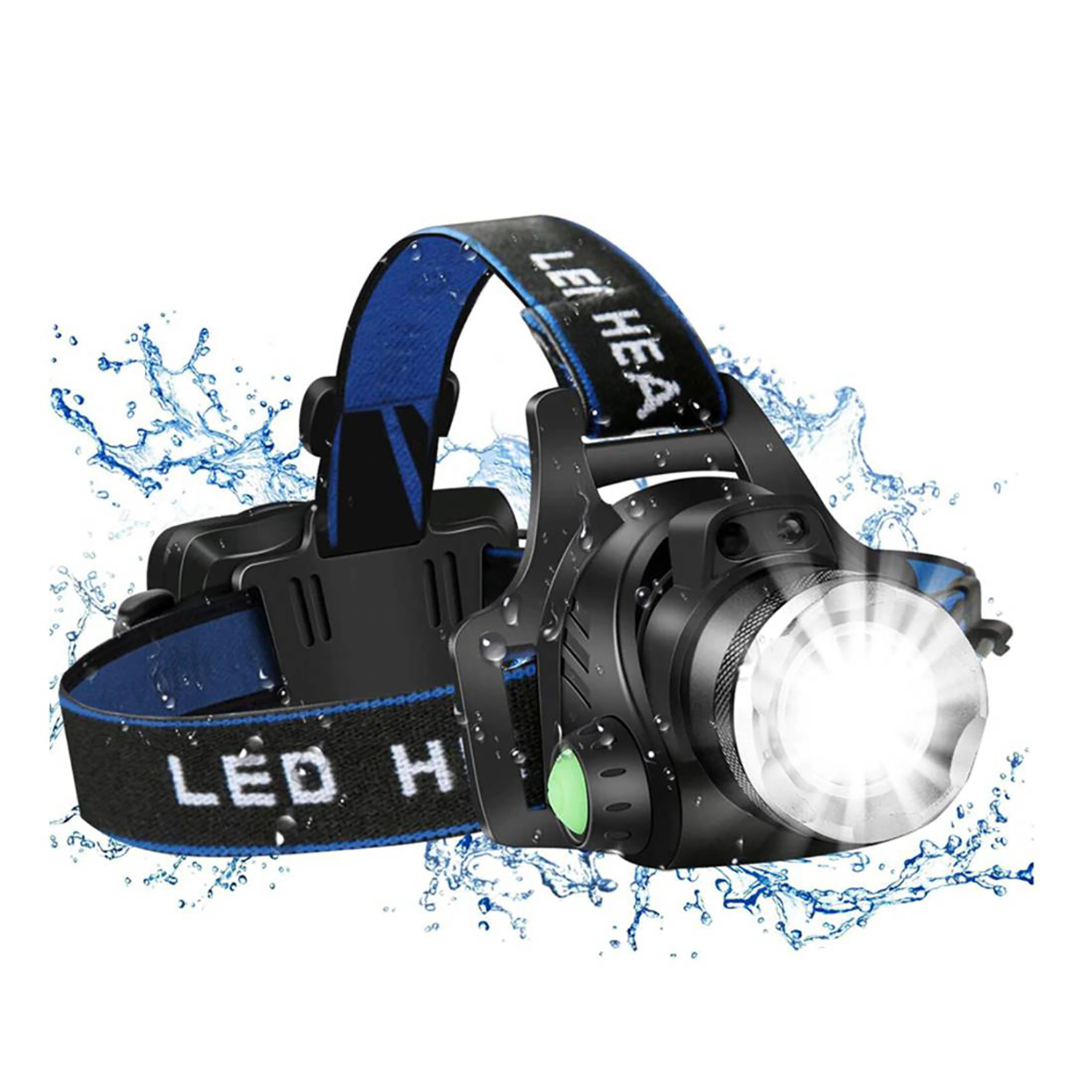 LINTERNA FRONTAL CABEZA LED CINTILLO MINERO CAZA RECARGABLE - 6