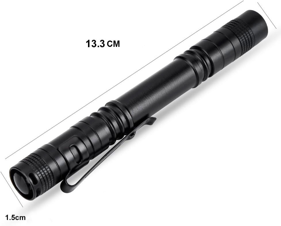 LINTERNA LED LÁPIZ DOCTOR VETERINARIO ENFERMERÍA MEDICINA CLIP - 3
