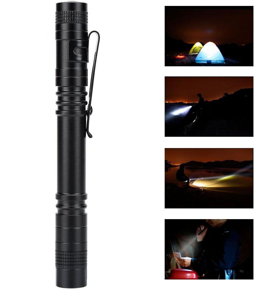 LINTERNA LED LÁPIZ DOCTOR VETERINARIO ENFERMERÍA MEDICINA CLIP - 4